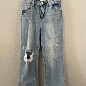 Classic Light Blue Distressed Jeans